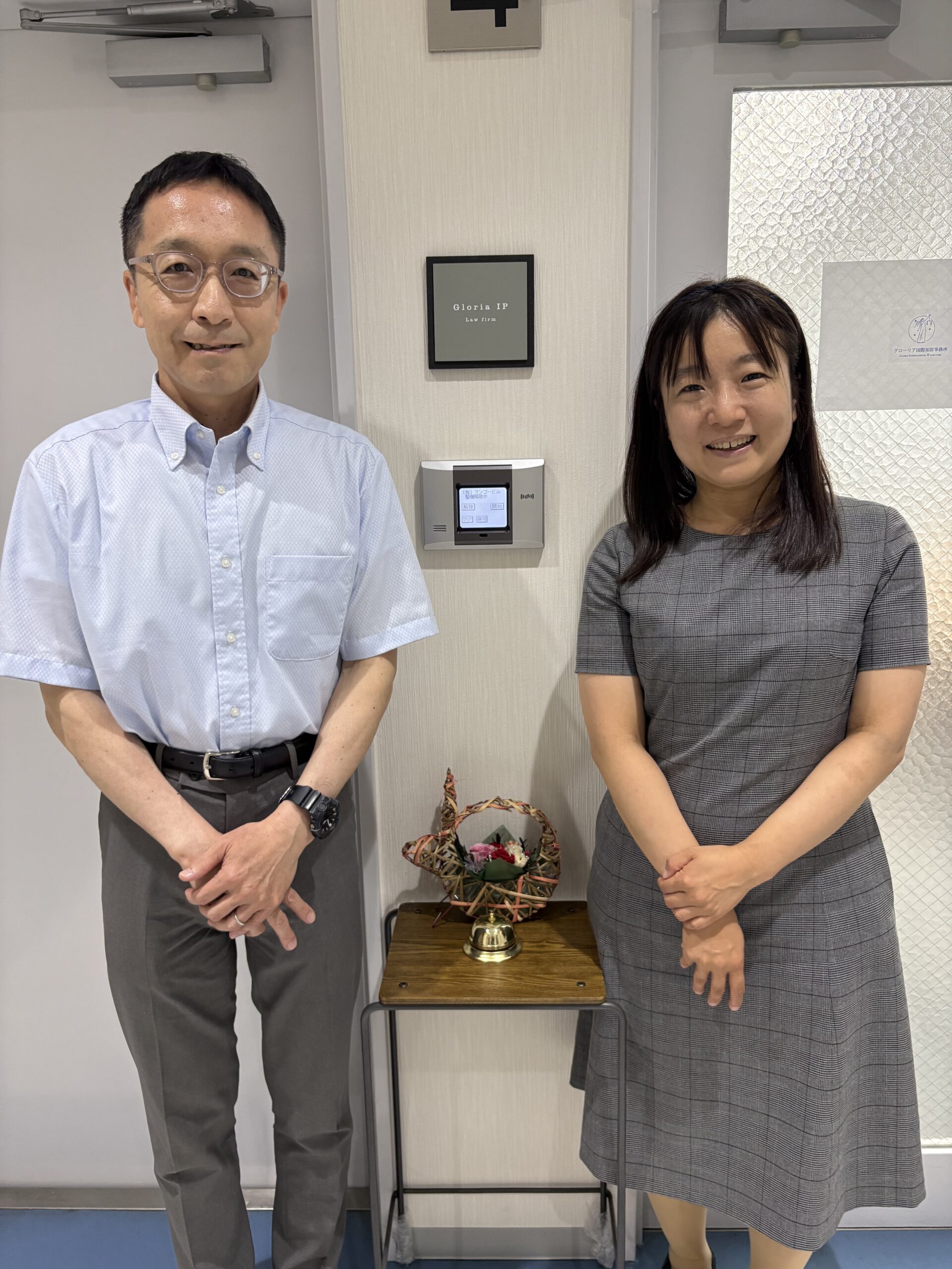 梅本幸作弁理士に来所頂きました。